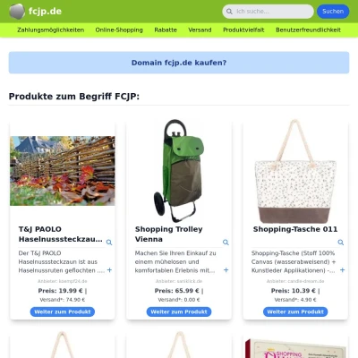 Screenshot fcjp.de