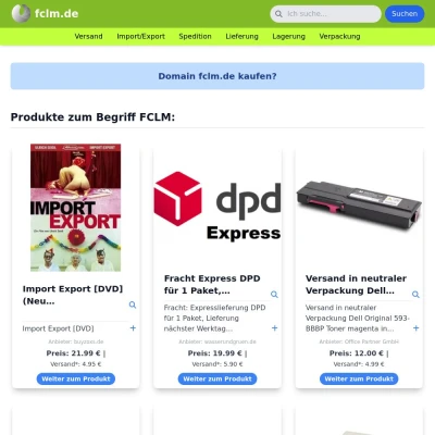 Screenshot fclm.de