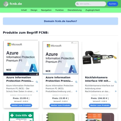 Screenshot fcnb.de