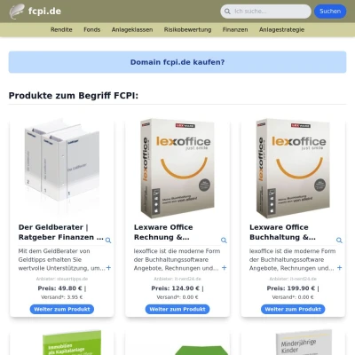 Screenshot fcpi.de