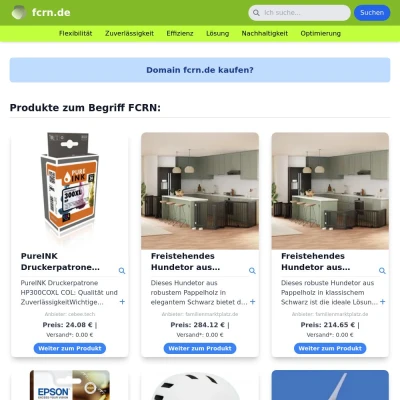 Screenshot fcrn.de