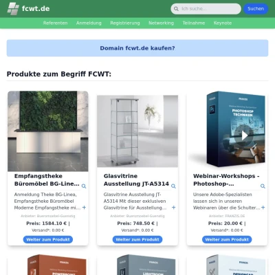 Screenshot fcwt.de