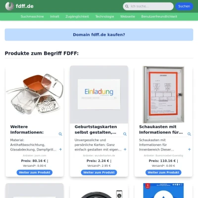 Screenshot fdff.de