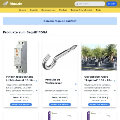 Screenshot fdga.de