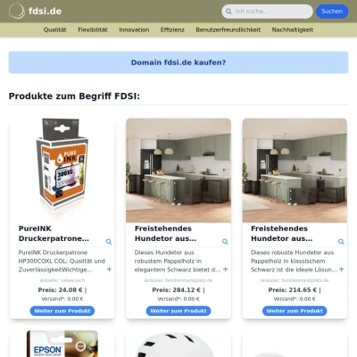 Screenshot fdsi.de