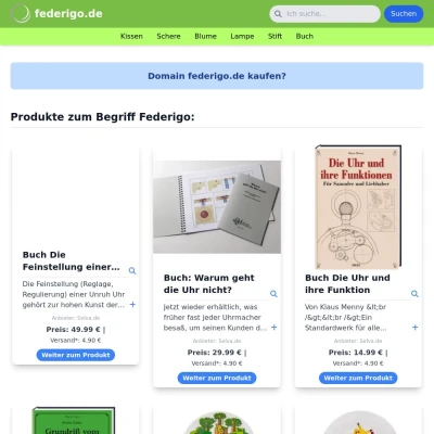 Screenshot federigo.de