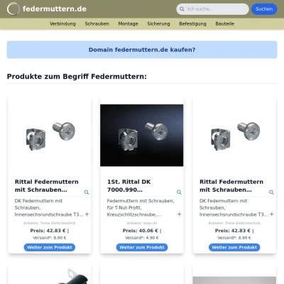 Screenshot federmuttern.de