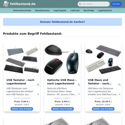 Screenshot fehlbestand.de