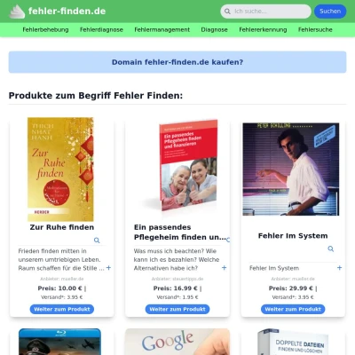 Screenshot fehler-finden.de