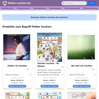 Screenshot fehler-suchen.de
