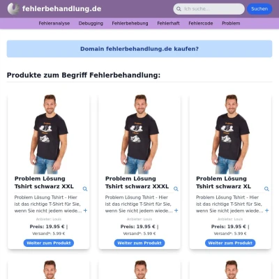 Screenshot fehlerbehandlung.de