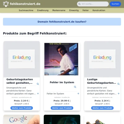 Screenshot fehlkonstruiert.de