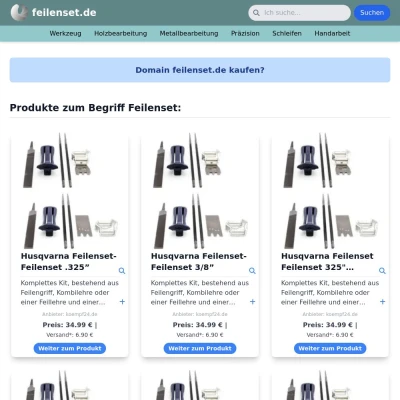 Screenshot feilenset.de