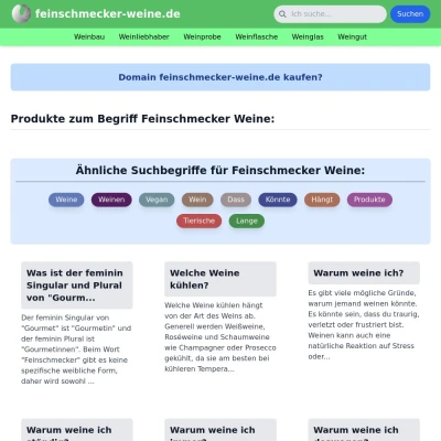 Screenshot feinschmecker-weine.de