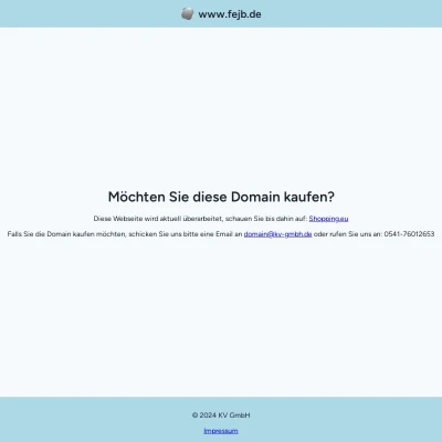 Screenshot fejb.de