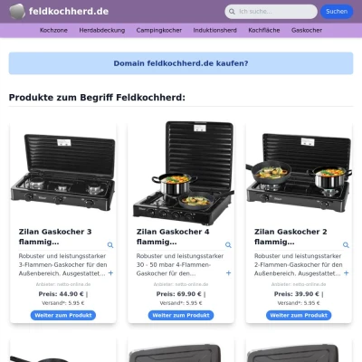 Screenshot feldkochherd.de