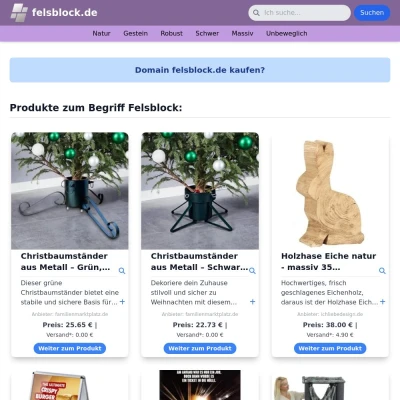 Screenshot felsblock.de