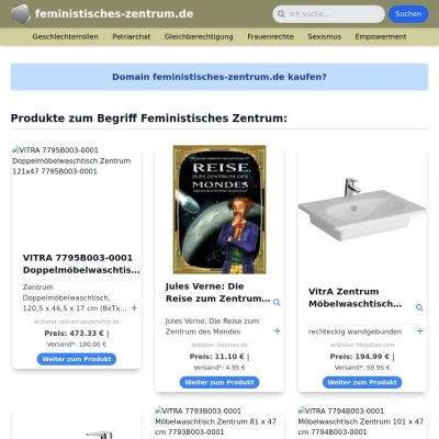 Screenshot feministisches-zentrum.de