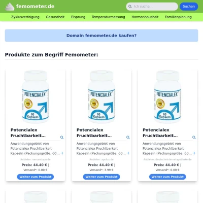 Screenshot femometer.de