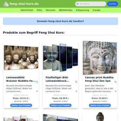 Screenshot feng-shui-kurs.de