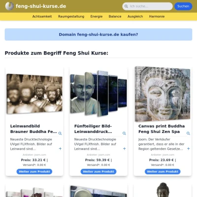 Screenshot feng-shui-kurse.de