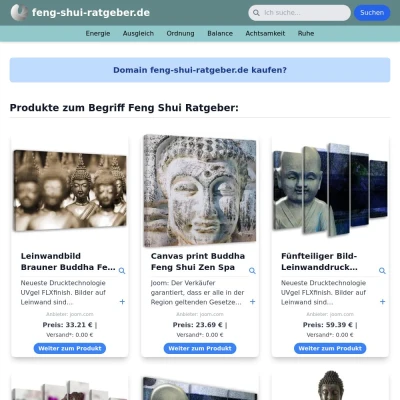 Screenshot feng-shui-ratgeber.de