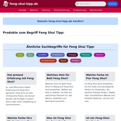 Screenshot feng-shui-tipp.de