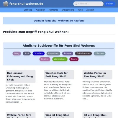 Screenshot feng-shui-wohnen.de