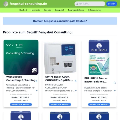 Screenshot fengshui-consulting.de