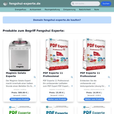 Screenshot fengshui-experte.de