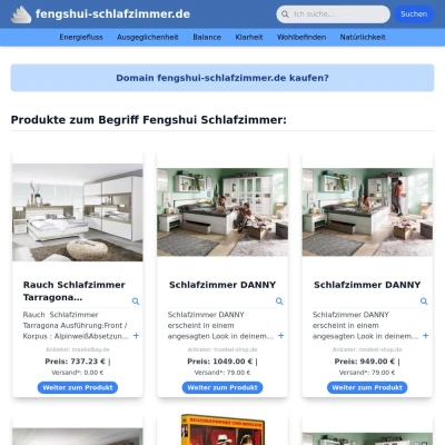 Screenshot fengshui-schlafzimmer.de