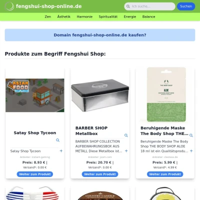 Screenshot fengshui-shop-online.de