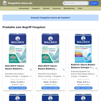 Screenshot fengshui-store.de