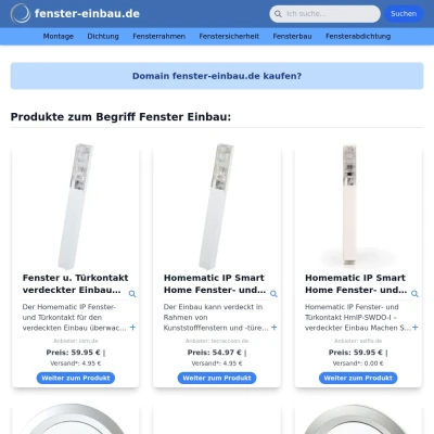 Screenshot fenster-einbau.de