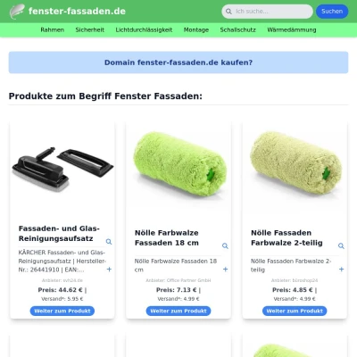 Screenshot fenster-fassaden.de
