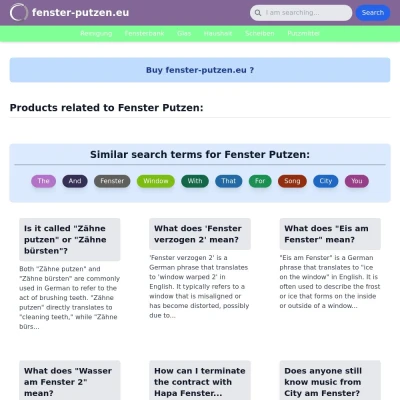 Screenshot fenster-putzen.eu