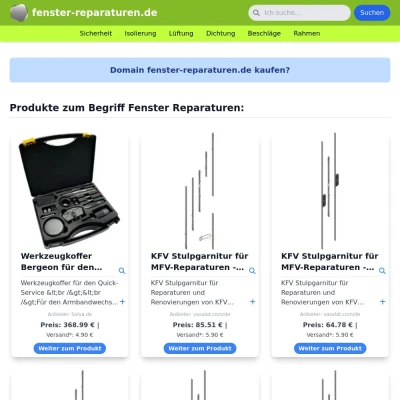 Screenshot fenster-reparaturen.de