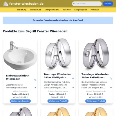 Screenshot fenster-wiesbaden.de
