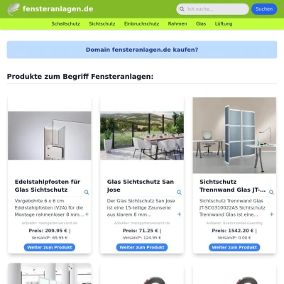 Screenshot fensteranlagen.de