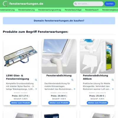 Screenshot fensterwartungen.de