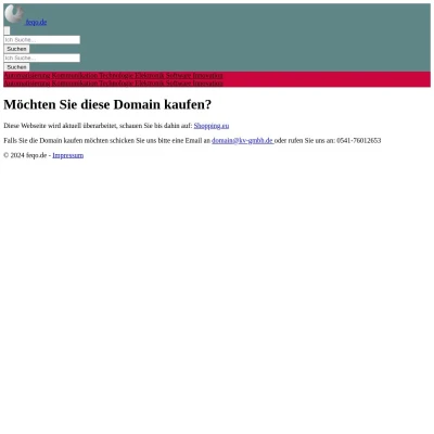 Screenshot feqo.de
