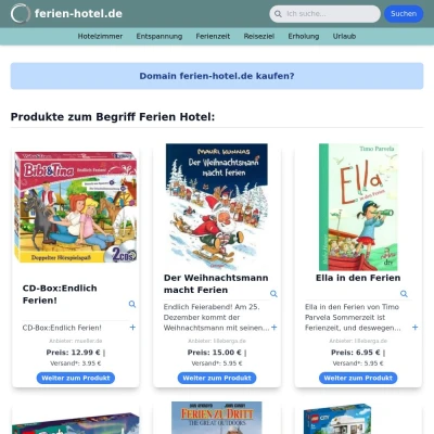 Screenshot ferien-hotel.de