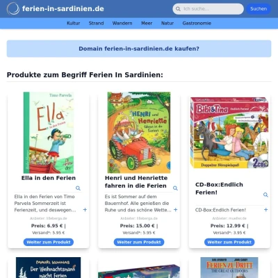 Screenshot ferien-in-sardinien.de