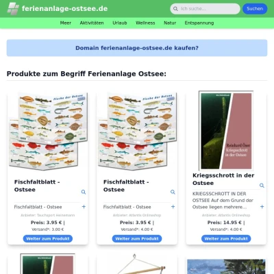 Screenshot ferienanlage-ostsee.de