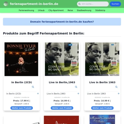 Screenshot ferienapartment-in-berlin.de