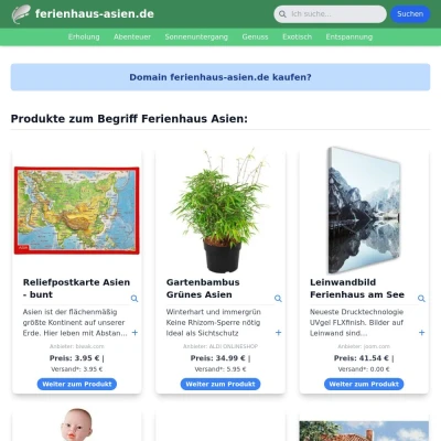 Screenshot ferienhaus-asien.de