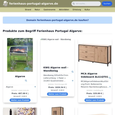 Screenshot ferienhaus-portugal-algarve.de