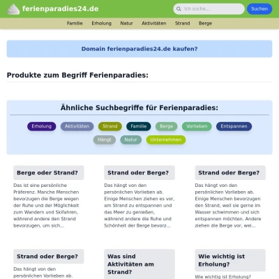 Screenshot ferienparadies24.de