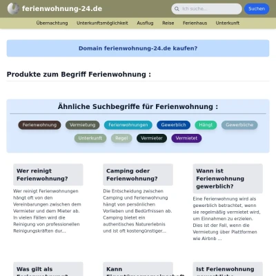 Screenshot ferienwohnung-24.de