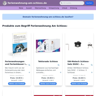 Screenshot ferienwohnung-am-schloss.de